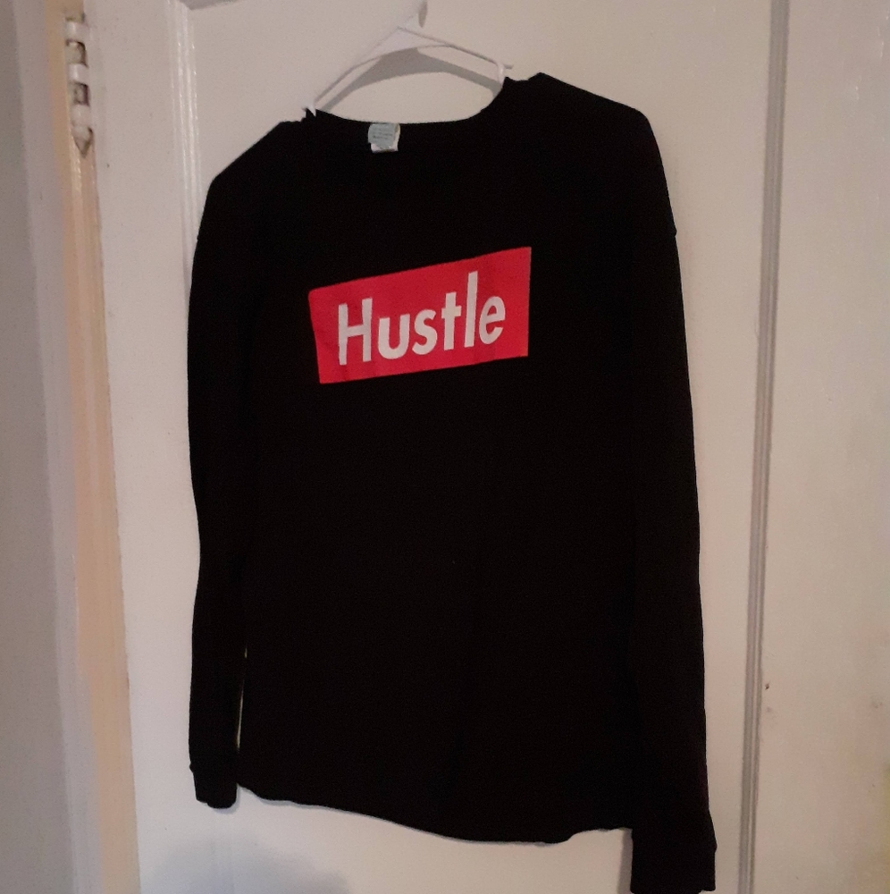 Pacific Hustle long sleeve vintage graphic tee shirt